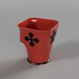 1 roja.jpg Vase flowerpot FDO