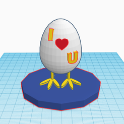 egg love.png Fichier STL gratuit amour des oeufs・Modèle à télécharger et à imprimer en 3D, brayanrosas94