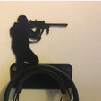 1.png wall-mounted headphone holder