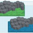 tinkercad.jpg Giants Causeway Miniature Desk Model