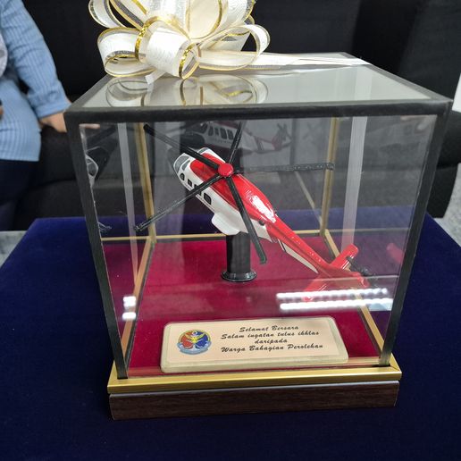 Agusta Westland AW139 Helicopter Model 180mm 3D model