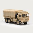MAN-HX61-Canvas-Cover-3.jpg MAN HX61 Canvas Cover Variant – 1/87 Scale Military Truck 3D Model | HO Scale STL for Resin & FDM Printing