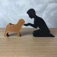 IMG-20240322-WA0023.jpg Boy and his Pug for 3D printer or laser cut