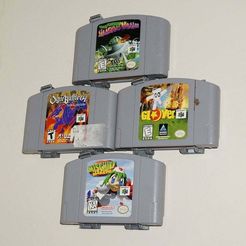 DSC03995.JPG Free STL file Nintendo 64 Video Game Hangers N64 UPDATED 2015-09-05・3D printing model to download