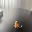 IMG_1814.png 3D file Keychain Cone // llalavero Cono・3D printing template to download