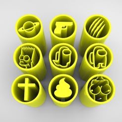 filtros weed alone.44.jpg STL file VOL.5 - 9 WEED FILTERS TIPS・Model to download and 3D print