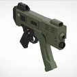 1.212.jpg Modified H&K MP5K from the movie Doom 3d print model