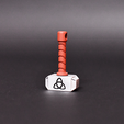 Ce-min-1.png Fidget Keychain- Hammer of Thor Style