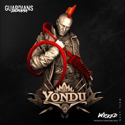 092621-Wicked-September-term-promo-01.jpg 3D file Wicked Marvel Yondu Bust: Tested and ready for 3d printing・3D printer model to download, Wicked