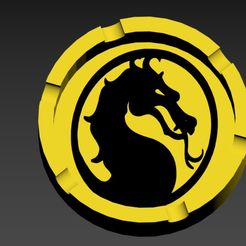 Mortal-Kombat.jpg STL file Mortal Kombat Ashtray・3D printable model to download