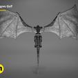 dragon-cut-white.8.png Archivo 3D Dragón Lámpara GoT・Diseño imprimible en 3D para descargar