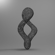 untitled.1386.png sculpture torsion hoop voronoi art sculpture