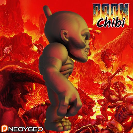 zombie-toy2.jpg ZOMBIE - DOOM CHIBI KEYCHAIN