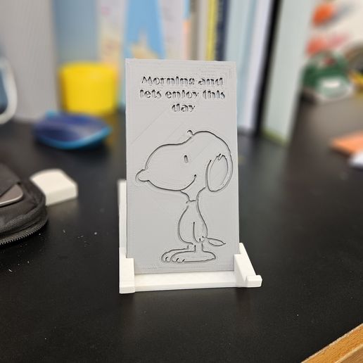 📞 The snoopy stand・Free STL File for 3D printing・Cults
