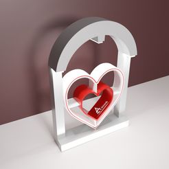 Camera5.jpg Fichier STL gratuit Décoration en forme de cœur pour la Saint-Valentin・Objet imprimable en 3D à télécharger
