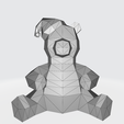 bear5.png Low-Poly Christmas Bear - 3D Model