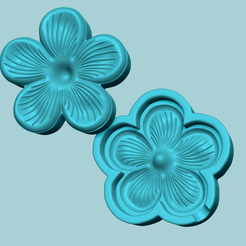 00main.png STL file Vinca Flower - Molding Arrangement EVA Foam Craft・Template to download and 3D print, gui_sommer