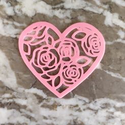 CR1.jpg STL file Pink Hearts・3D printing idea to download
