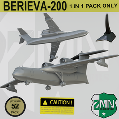 B4.png STL file BERIEVA BE-200 V1・Model to download and 3D print