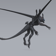 0007.png Makara beast  - rigged / posable [stl included ]