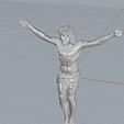 Screenshot_2.jpg Jesus pendant jewelry cross pray christian 3D print model