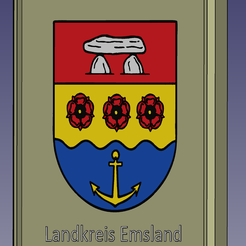 CoA_Emsland2.png Coat of Arms Emsland / Wappen vom Kreis Emsland