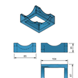 Dimmensions.png Tumbler holder - Cup cradle