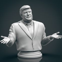 Trump-21.jpg STL file Donald Trump 3D Printable Bust・3D print model to download, niklevel