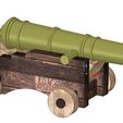pusk23-00.jpg model of an old naval gun for 3D print and cnc