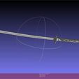 meshlab-2022-01-14-07-10-22-42.jpg Akame Ga Kill Akame Sword And Sheath Printable Assembly