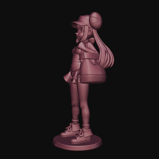 🐉 Rosa Pokemon Trainer・ STL File for 3D printing・Cults
