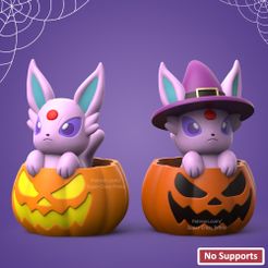HalloweenEspeon.jpg POKEMON - HALLOWEEN ESPEON (EASY PRINT NO SUPPORT)
