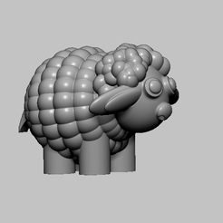 COEUR.png OBJ file Sheep STL, OBJ・3D printer model to download, skn79