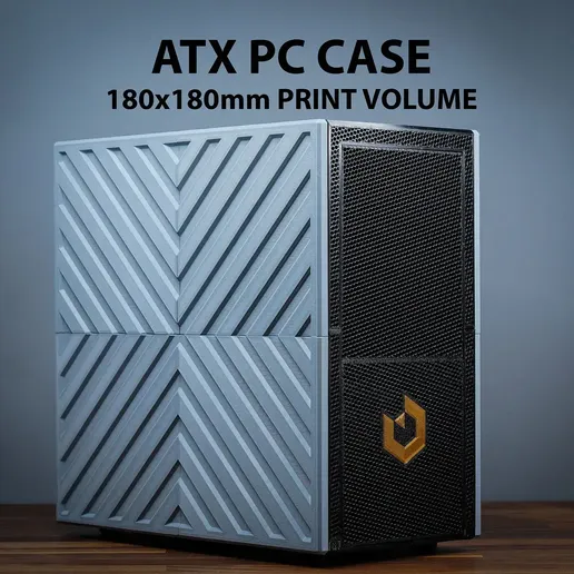 ATX PC CASE 180 x 180 mm print volume