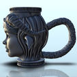 32.png Princess with crown and horns dice mug (9) - Holder Beer Can Storage Container Tower Soda Box DnD RPG Boardgame 33cl 25cl 12oz 16oz 50cl Beverage