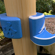 Capture d’écran 2018-04-16 à 15.34.31.png Free STL file Bird Feeder - Pole Mounted・3D printer design to download