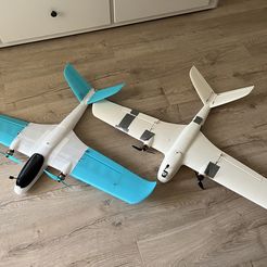 IMG_2546.jpg Файл 3MF Twinky FPV 3D напечатанный 1000 мм самолет для DJI FPV・Модель для загрузки и печати в формате 3D