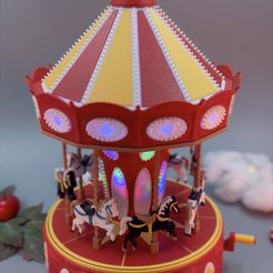 Lampe CAROUSEL à mouvement mécanique