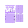 -MHB02C- Mecha Hangar Bay 02 Customizable.obj -MHB02C- Mecha Hangar Bay Base and Wall 02 Customizable 3D print Files