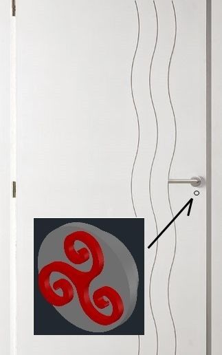 Interior Door Lock - 3D model önizlemesi