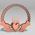 Shapr-Image-2023-03-27-203852.png The Claddagh Irish symbol, two hands holding a crowned heart, decoration, jewellry Hands, Heart and Crown,  symbol of romance