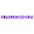 RAMMSTEIN.STL Rammstein