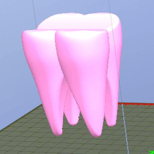 Dent3.png Download STL file Molar tooth • 3D printer design, JJB