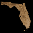 2.png Topographic Map of Florida – 3D Terrain