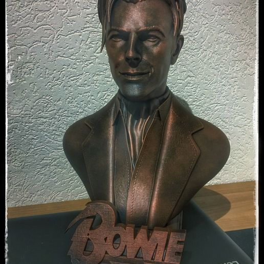 DAVID BOWIE BUST EASY PRINT
