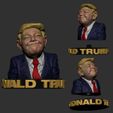 DonaldTrump_02.jpg Donald Trump 3D Print Model - Donald Trump 3D Sculpture
