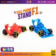 F1-CAR-STAND-PHONE-OK2.png "Formula 1 Shaped Cell Phone Stand: F1 Phone Holder Cell phone stand