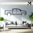silverado-1500-2019.png Wall Silhouette: Chevrolet Set