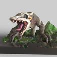 ScullCrowler.1087.jpg Skullcrawlers -CHIBI VERSION -MONSTERVERSE DIORAMA - FANART- TOKUSATSU CARICATURE -3D PRINT MODEL
