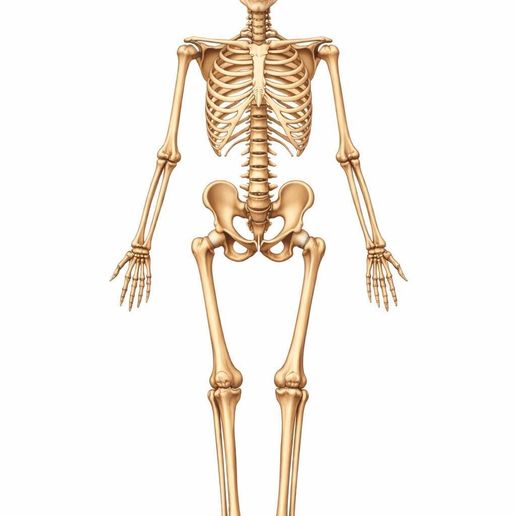 💀 Human Skeleton – 3D Printable Model